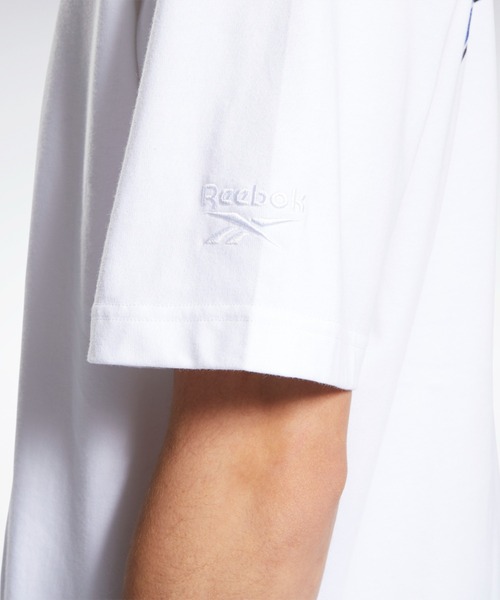 Reebok(リーボック)の「プレミアム ファンデーション ショートスリーブ Tシャツ / Premium-Foundation Short Sleeve T-Shirt(Tシャツ/カットソー・メンズ・ホワイト/ブラック/ゴールド系その他・SMALL/MEDIUM/LARGE/X-LARGE/XX-LARGE/X-SMALL/XXX-LARGE)」の5枚目の写真