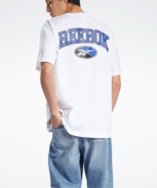 Reebok(リーボック)の「プレミアム ファンデーション ショートスリーブ Tシャツ / Premium-Foundation Short Sleeve T-Shirt(Tシャツ/カットソー・メンズ・ホワイト/ブラック/ゴールド系その他・SMALL/MEDIUM/LARGE/X-LARGE/XX-LARGE/X-SMALL/XXX-LARGE)」の4枚目の写真