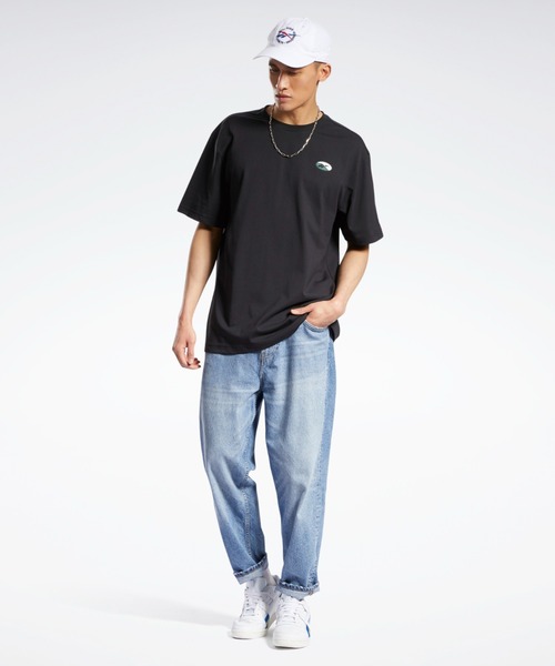 Reebok(リーボック)の「プレミアム ファンデーション ショートスリーブ Tシャツ / Premium-Foundation Short Sleeve T-Shirt(Tシャツ/カットソー・メンズ・ホワイト/ブラック/ゴールド系その他・SMALL/MEDIUM/LARGE/X-LARGE/XX-LARGE/X-SMALL/XXX-LARGE)」の9枚目の写真