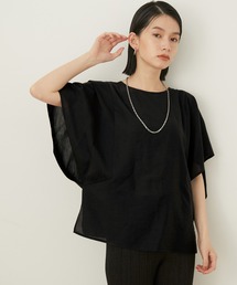 ADAM ET ROPE' | 【アウトレット店舗・WEB限定】シアーリネンミックスブラウス(シャツ/ブラウス)