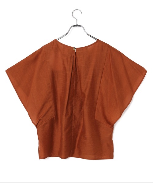 ADAM ET ROPE'（アダムエロペ）の「【アウトレット店舗・WEB限定】シアーリネンミックスブラウス（シャツ/ブラウス・レディース・ライトグレー/ブラック/ブラウン/レンガ・FREE）」の19枚目の写真