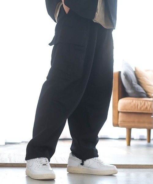 improves（インプローブス）の「ワイドシルエット 6P ミリタリー カーゴパンツ（カーゴパンツ・メンズ・ホワイト/オリーブ/ベージュ/ブラック・MEDIUM/LARGE）」の11枚目の写真