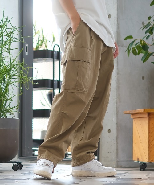 improves（インプローブス）の「ワイドシルエット 6P ミリタリー カーゴパンツ（カーゴパンツ・メンズ・ホワイト/オリーブ/ベージュ/ブラック・MEDIUM/LARGE）」の15枚目の写真
