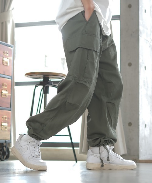 improves（インプローブス）の「ワイドシルエット 6P ミリタリー カーゴパンツ（カーゴパンツ・メンズ・ホワイト/オリーブ/ベージュ/ブラック・MEDIUM/LARGE）」の21枚目の写真