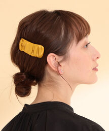 Ray BEAMS | Ray BEAMS / フェイクレザー ギャザー ヘアピン(ヘアピン)