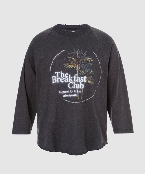 DAIRIKU(ダイリク)の「"Palms" Raglan Tee(Tシャツ/カットソー・メンズ・ヘザーグレー/ブルー系その他/ブルー系その他2・S/M/L)」の1枚目の写真