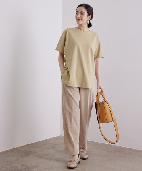 SALON adam et rope'(サロン アダム エ ロペ)の「ポーチ付きフェイクレザートートバッグ(トートバッグ・レディース・ブラック/マスタード/ライトグレー・FREE)」の14枚目の写真