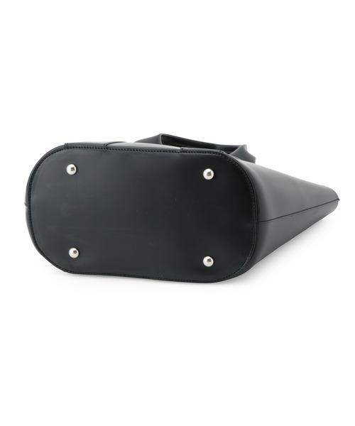 SALON adam et rope'(サロン アダム エ ロペ)の「ポーチ付きフェイクレザートートバッグ(トートバッグ・レディース・ブラック/マスタード/ライトグレー・FREE)」の4枚目の写真