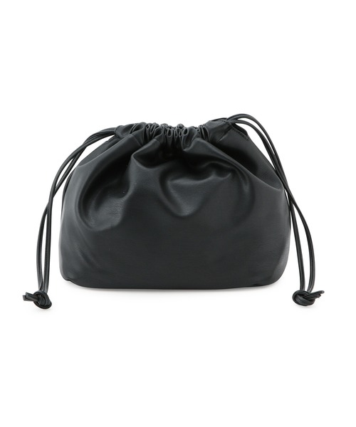 SALON adam et rope'(サロン アダム エ ロペ)の「ポーチ付きフェイクレザートートバッグ(トートバッグ・レディース・ブラック/マスタード/ライトグレー・FREE)」の5枚目の写真