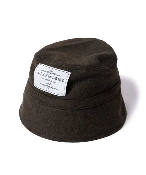 LAYMEE（レイミー）の「Blanca bucket hat / ブランカバケットハット（パーカー・レディース・ブラック/ベージュ/グレー/オリーブ・FREE）」の4枚目の写真