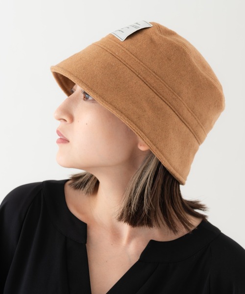 LAYMEE（レイミー）の「Blanca bucket hat / ブランカバケットハット（パーカー・レディース・ブラック/ベージュ/グレー/オリーブ・FREE）」の21枚目の写真