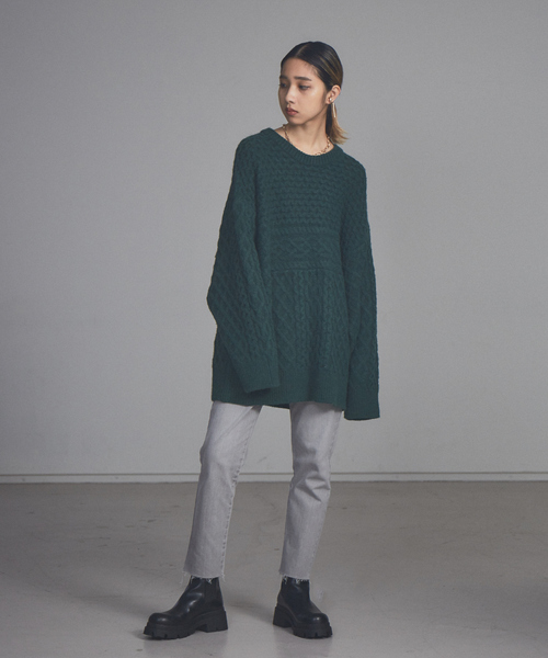 NOMINE(ノミネ)の「【展開店舗限定】カットオフテーパードデニム(デニムパンツ・レディース・ライトグレー/ブルー・X-SMALL/S/M/L)」の10枚目の写真