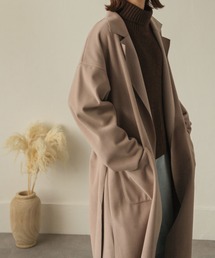 ダブルフェイスサイドスリットオーバーコート