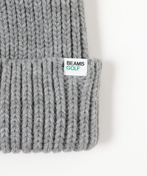 BEAMS GOLF(ビームスゴルフ)の「<WOMEN>BEAMS GOLF ORANGE LABEL / ファー付き ニットキャップ(ニットキャップ/ビーニー・レディース・グレー/オフホワイト/ブラック・FREE)」の5枚目の写真