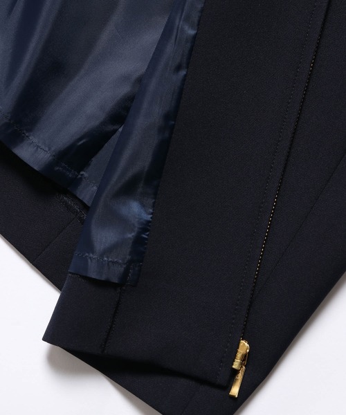 ROPE' PICNIC（ロペピクニック）の「【360°ウルトラストレッチ】ノーカラーコート（ノーカラーコート・レディース・ネイビー/イエロー系その他3・38/36）」の16枚目の写真