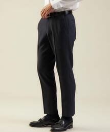 ＜WORK TRIP OUTFITS GREEN LABEL RELAXING＞Pバーズアイマジコンスリム スラックス -ウォッシャブル・ストレッチ-