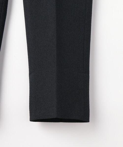 WORK TRIP OUTFITS GREEN LABEL RELAXING（ワークトリップアウトフィッツグリーンレーベル リラクシング）の「＜WORK TRIP OUTFITS GREEN LABEL RELAXING＞Pバーズアイマジコンスリム スラックス -ウォッシャブル・ストレッチ-（スラックス・メンズ・ネイビー/ダークグレー/グレー・M/80/XS/72/S/76/L/84/XL/88）」の14枚目の写真