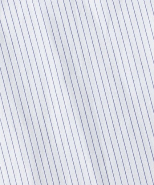 HONEYSUCKLE ROSE（ハニーサックルローズ）の「【HONEYSUCKLE ROSE】バンドカラー長袖シャツ（シャツ/ブラウス・レディース・ホワイト/ホワイト×ネイビー・M/L）」の21枚目の写真