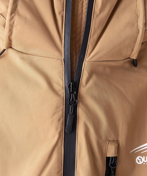 OUTDOOR PRODUCTS(アウトドアプロダクツ)の「撥水防風ストレッチ耐水圧10000mm中綿フードジャケット ワンポイントブランドロゴ(ブルゾン・メンズ・ベージュ/カーキ/ブラック/ライトブラウン/ワイン・LARGE/XXX-LARGE/X-LARGE/MEDIUM/XX-LARGE/SMALL)」の9枚目の写真