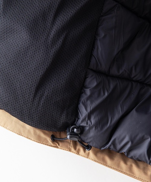 OUTDOOR PRODUCTS(アウトドアプロダクツ)の「撥水防風ストレッチ耐水圧10000mm中綿フードジャケット ワンポイントブランドロゴ(ブルゾン・メンズ・ベージュ/カーキ/ブラック/ライトブラウン/ワイン・LARGE/XXX-LARGE/X-LARGE/MEDIUM/XX-LARGE/SMALL)」の11枚目の写真