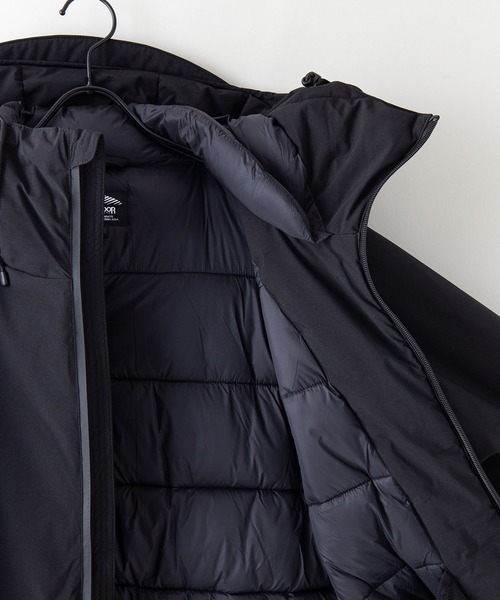 OUTDOOR PRODUCTS(アウトドアプロダクツ)の「撥水防風ストレッチ耐水圧10000mm中綿フードジャケット ワンポイントブランドロゴ(ブルゾン・メンズ・ベージュ/カーキ/ブラック/ライトブラウン/ワイン・LARGE/XXX-LARGE/X-LARGE/MEDIUM/XX-LARGE/SMALL)」の21枚目の写真
