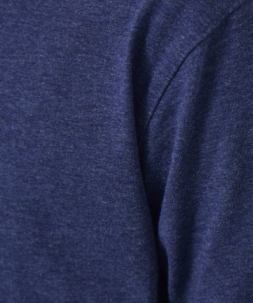 ABAHOUSE GRAY(アバハウスグレイ)の「プレーティング 天竺 Vネック 長袖 Tシャツ(Tシャツ/カットソー・メンズ・ホワイト/ブラック/グレー/ネイビー/グリーン・46/48)」の6枚目の写真