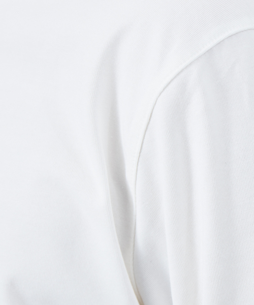 ABAHOUSE GRAY(アバハウスグレイ)の「プレーティング 天竺 Vネック 長袖 Tシャツ(Tシャツ/カットソー・メンズ・ホワイト/ブラック/グレー/ネイビー/グリーン・46/48)」の13枚目の写真