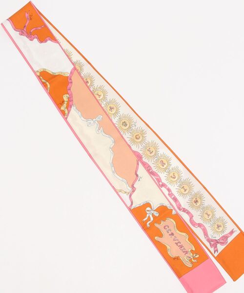 EMILIO PUCCI（エミリオプッチ）の「SCARVES - SCARVES - STOLE（ストール/ショール・レディース・オレンジ・ONE SIZE）」の2枚目の写真