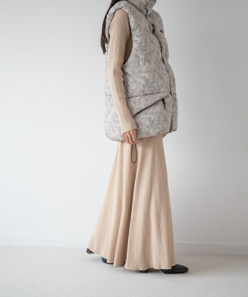 yuw（ユウ）の「ＧＥＲＲＹダウンベスト　950798（ダウンベスト・レディース・ホワイト/ブラック・LARGE）」の6枚目の写真