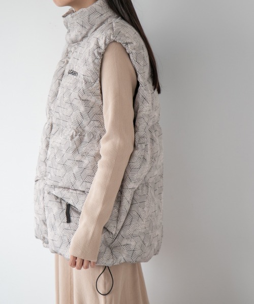 yuw（ユウ）の「ＧＥＲＲＹダウンベスト　950798（ダウンベスト・レディース・ホワイト/ブラック・LARGE）」の8枚目の写真