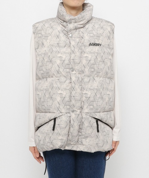 yuw（ユウ）の「ＧＥＲＲＹダウンベスト　950798（ダウンベスト・レディース・ホワイト/ブラック・LARGE）」の12枚目の写真