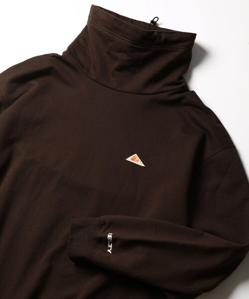 FREAK'S STORE（フリークスストア）の「WEB限定 KELTY×FREAK'S STORE/ケルティ 別注 ワンポイント ヴィンテージロゴ ボトルネックスウェット/ハイネック/ビッグシルエット（スウェット・メンズ・ブラック/グレー/ブラウン/ダークグリーン/グレイッシュブルー・SMALL/MEDIUM/LARGE/X-LARGE）」の3枚目の写真