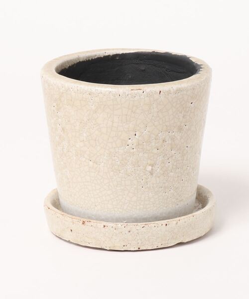 DULTON(ダルトン)の「カラーグレーズポット / COLOR GLAZED POT(フラワーベース・レディース・オレンジ/ダークブルー/ターコイズブルー/アイボリー/イエロー/その他/ライトグリーン/ターコイズブルー系・FREE)」の12枚目の写真