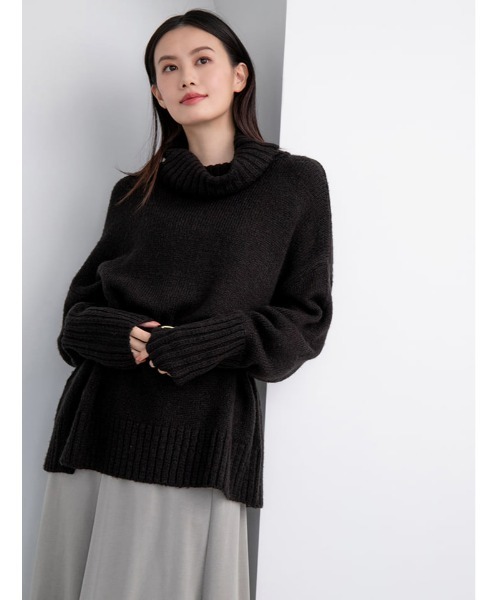 fifth(フィフス)の「ドロストフレアロングスカート(スカート・レディース・グレイッシュベージュ/チャコールグレー・SMALL/MEDIUM)」の18枚目の写真