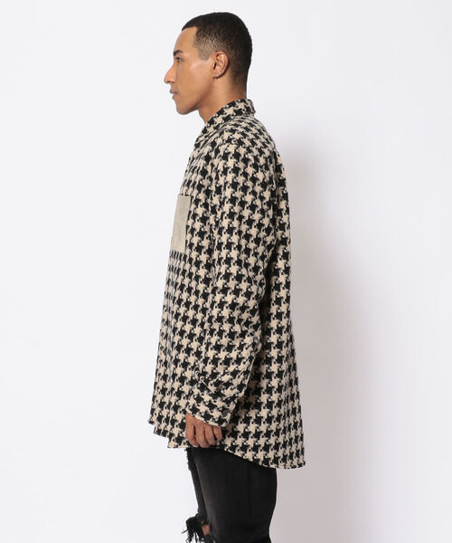 B'2nd（ビーセカンド）の「LAid Back (レイドバック)TWEED DRESS SHIRTS（シャツ/ブラウス・メンズ・ベージュ/ネイビー・2/1）」の4枚目の写真