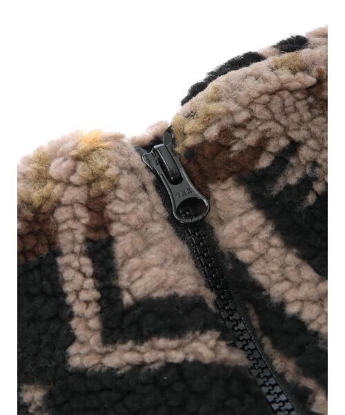 PENDLETON（ペンドルトン）の「■PENDLETON ジャガードボアネックウォーマー＊（ネックウォーマー/スヌード・レディース・ブラック/グレイッシュベージュ・FREE）」の9枚目の写真