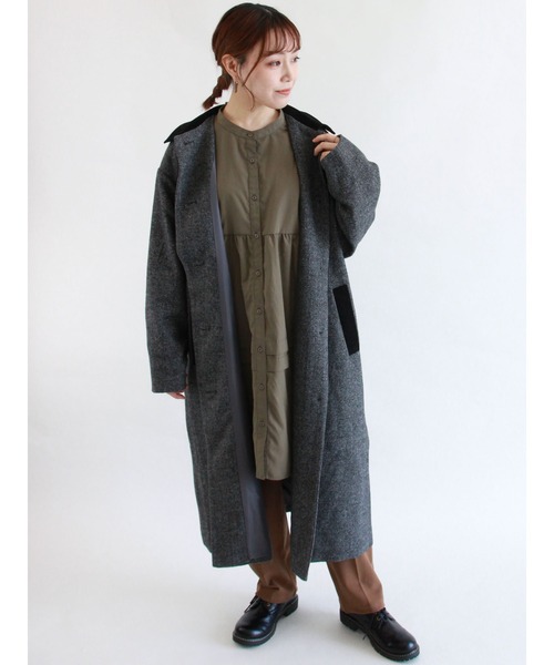 ehka sopo（エヘカソポ）の「ヘリンボーンコート（その他アウター