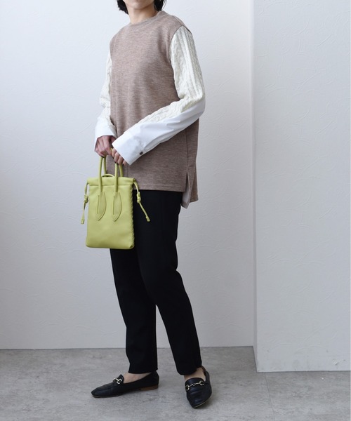 Eimee Law（エイミーロウ）の「ケーブル&シャツスリーブTOPS（Tシャツ/カットソー・レディース・ブラック/グレー/ライトブラウン・38）」の18枚目の写真