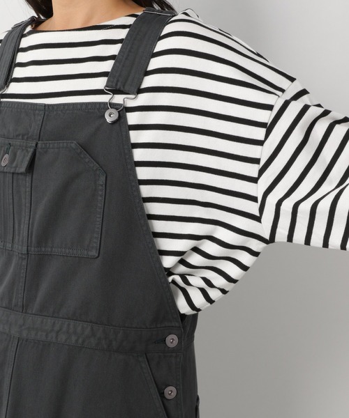 LEPSIM（レプシィム）の「ロングサロペットスカート　238770（ワンピース・レディース・グレー/ブラウン・FREE）」の9枚目の写真