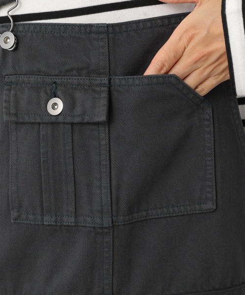 LEPSIM（レプシィム）の「ロングサロペットスカート　238770（ワンピース・レディース・グレー/ブラウン・FREE）」の13枚目の写真