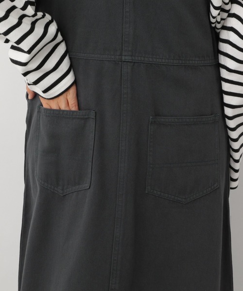 LEPSIM（レプシィム）の「ロングサロペットスカート　238770（ワンピース・レディース・グレー/ブラウン・FREE）」の15枚目の写真