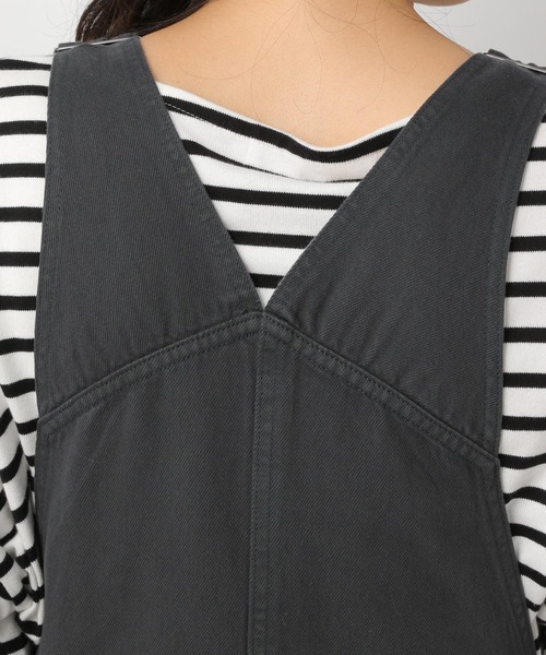 LEPSIM（レプシィム）の「ロングサロペットスカート　238770（ワンピース・レディース・グレー/ブラウン・FREE）」の16枚目の写真