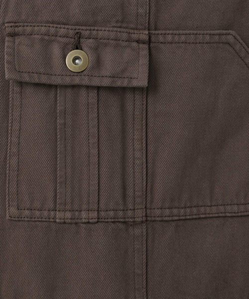 LEPSIM（レプシィム）の「ロングサロペットスカート　238770（ワンピース・レディース・グレー/ブラウン・FREE）」の18枚目の写真