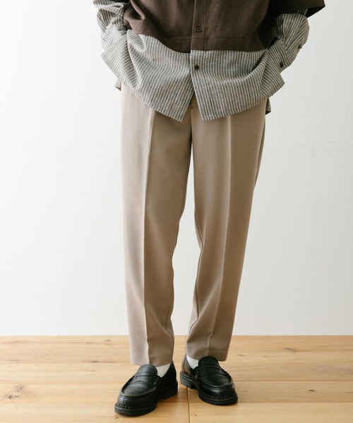 ITEMS URBANRESEARCH(アイテムズ アーバンリサーチ)の「裏起毛TRスラックス(その他パンツ・メンズ・ブラック/ベージュ/ブラウン/グレー・MEDIUM/LARGE)」の4枚目の写真