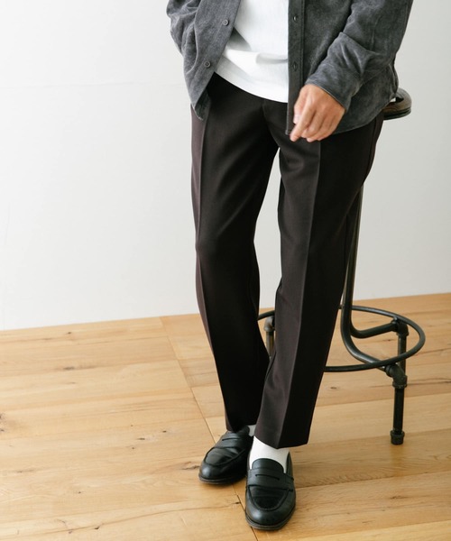 ITEMS URBANRESEARCH(アイテムズ アーバンリサーチ)の「裏起毛TRスラックス(その他パンツ・メンズ・ブラック/ベージュ/ブラウン/グレー・MEDIUM/LARGE)」の3枚目の写真