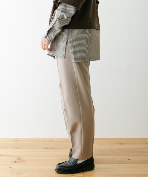 ITEMS URBANRESEARCH(アイテムズ アーバンリサーチ)の「裏起毛TRスラックス(その他パンツ・メンズ・ブラック/ベージュ/ブラウン/グレー・MEDIUM/LARGE)」の5枚目の写真