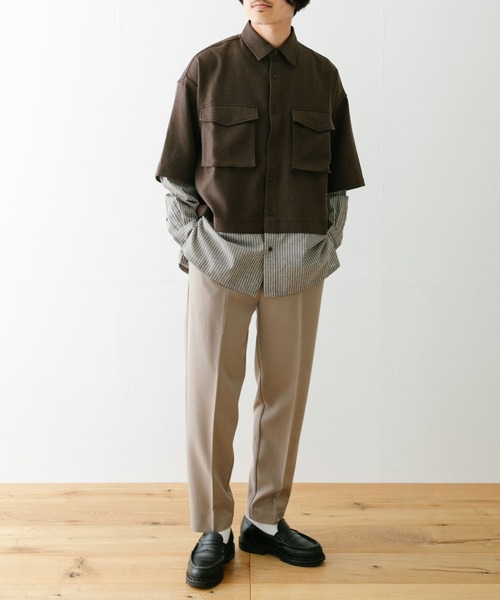 ITEMS URBANRESEARCH(アイテムズ アーバンリサーチ)の「裏起毛TRスラックス(その他パンツ・メンズ・ブラック/ベージュ/ブラウン/グレー・MEDIUM/LARGE)」の7枚目の写真