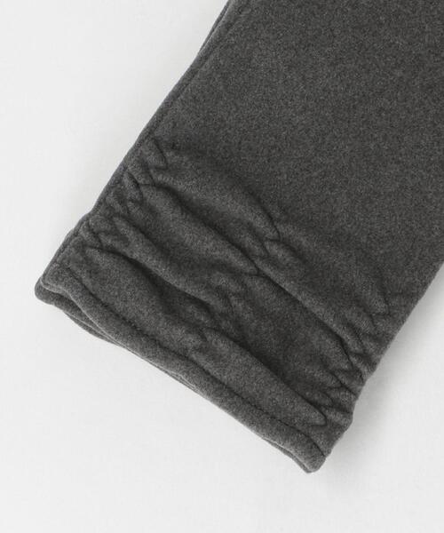 closet story（クローゼットストーリー）の「＜closet story＞ギャザーフィンガーレスグローブ -ウォッシャブル-（手袋・レディース・ブラック/ベージュ/グレー・FREE）」の7枚目の写真