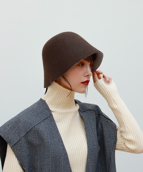 Birthday room（バースデイルーム）の「ウールライククローシュハット（ハット・レディース・ブラック/ブラウン/ナチュラル・FREE）」の8枚目の写真