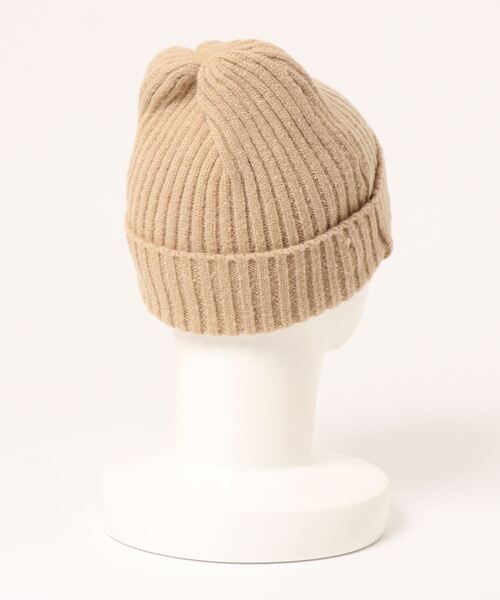 Anuenue（アヌエヌエ）の「リブニット帽 ユニセックス（ニットキャップ/ビーニー・メンズ・ベージュ/カーキ/グレイッシュベージュ/ブラック/グレー・FREE）」の6枚目の写真